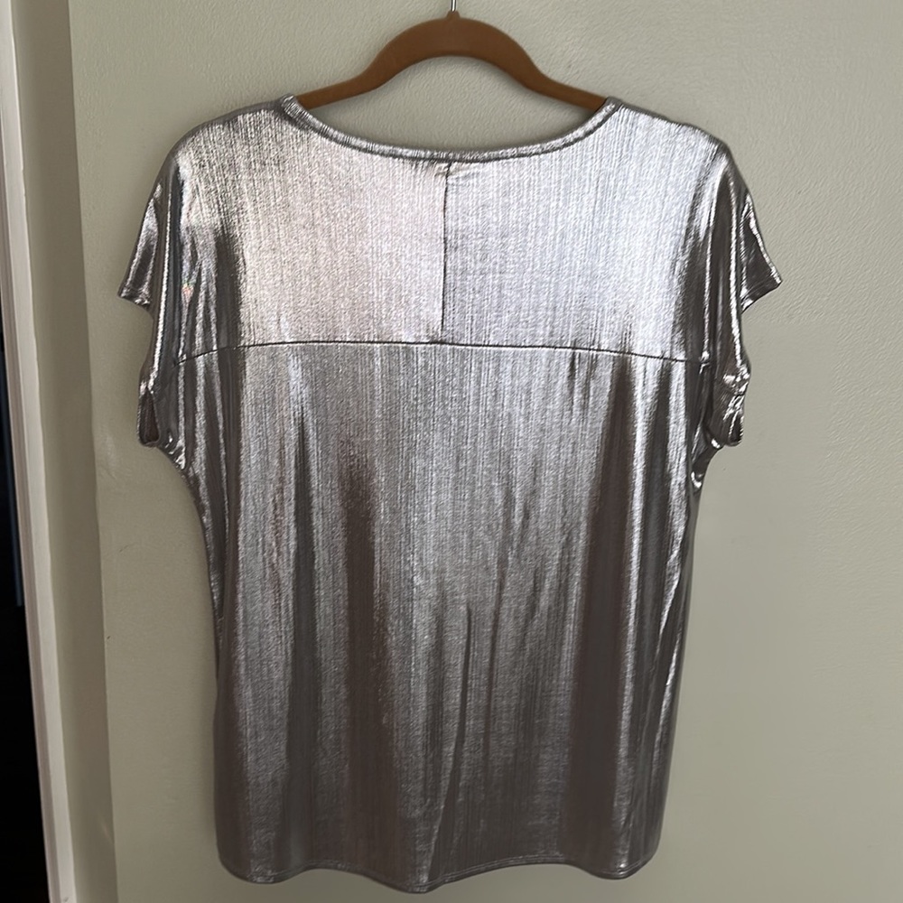 Silver Metallic Top - Picture 3 of 4